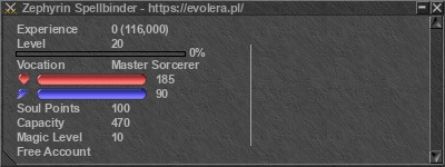 Signature for player Zephyrin Spellbinder